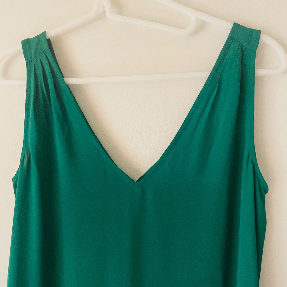 J. Crew “XS” XXS Green Minimalist Maxi Dress - Picture 2 of 4